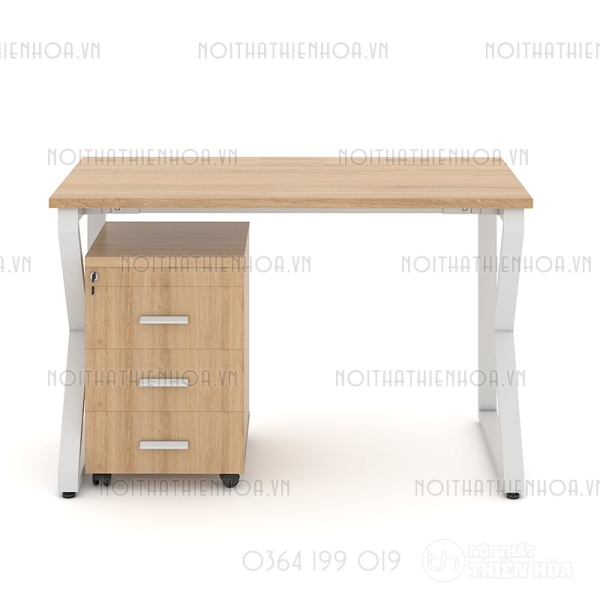 Bàn chân vuông chữ K Eos 1m2 EK12