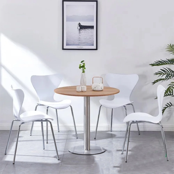Bộ bàn tròn 4 ghế tiếp khách cho văn phòng – Mã: T114-4×293