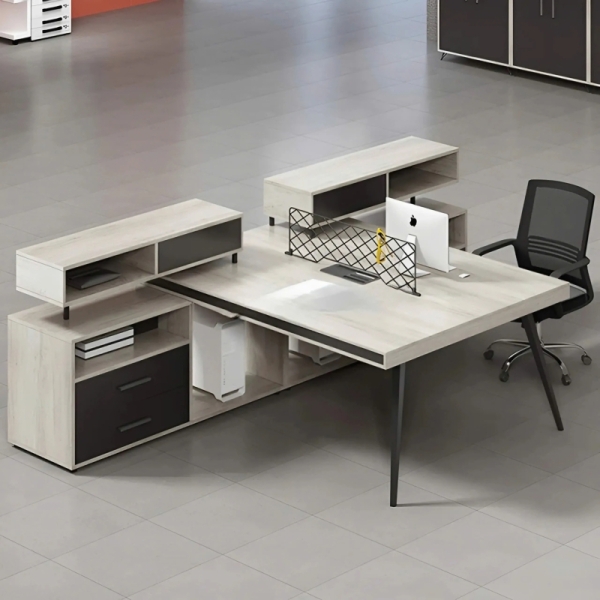 Cụm Bàn Làm Việc 2 Chỗ Đẹp Chuẩn Không Gian Văn Phòng Hiện Đại – BC89