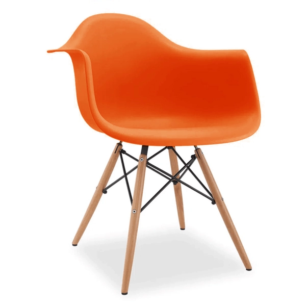 Ghế cafe Eames nhựa gỗ – Mã: 209