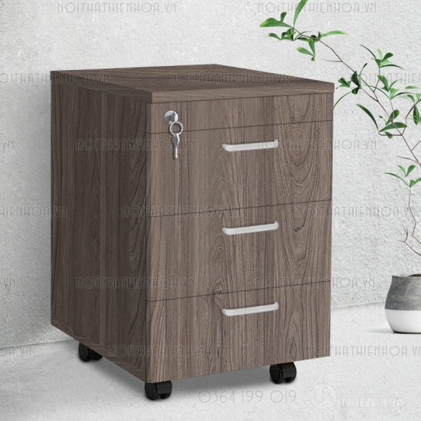 Tủ tài liệu mini văn phòng có bánh xe
