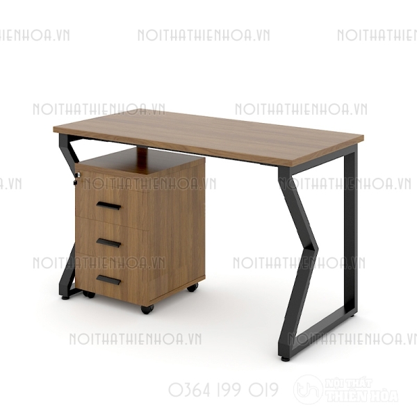 Bàn chân vuông chữ K Eos 1m2 EK12
