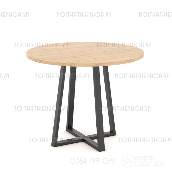 Bàn tròn chân sắt B02-80