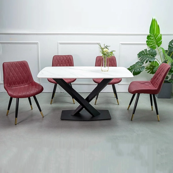 Bộ bàn ăn mặt đá sang trọng nhập khẩu- Mã: T179-4x269A