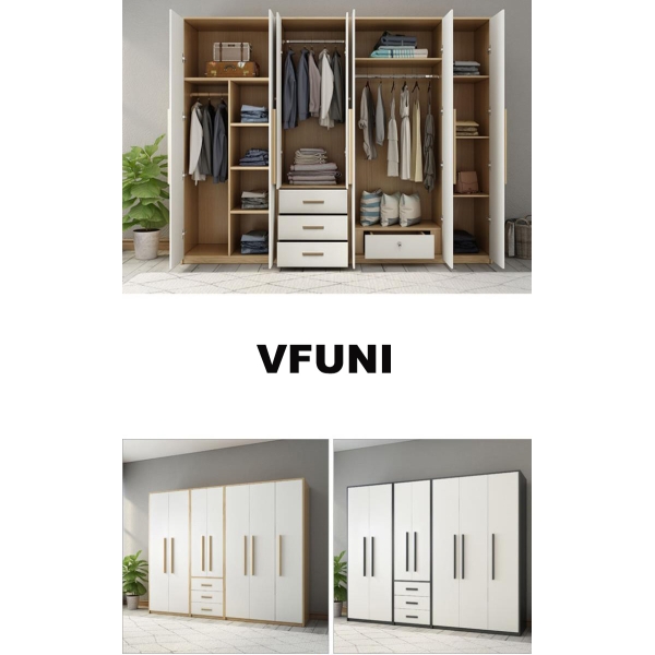 tủ quần áo 7 cánh TA-131