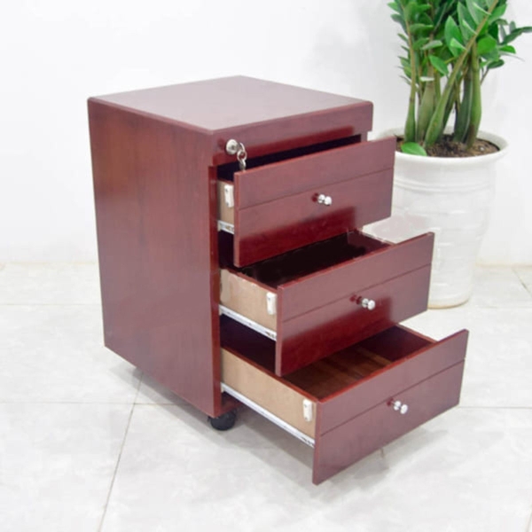 Hộc di động 3 ngăn nâu cánh gián giá rẻ 15