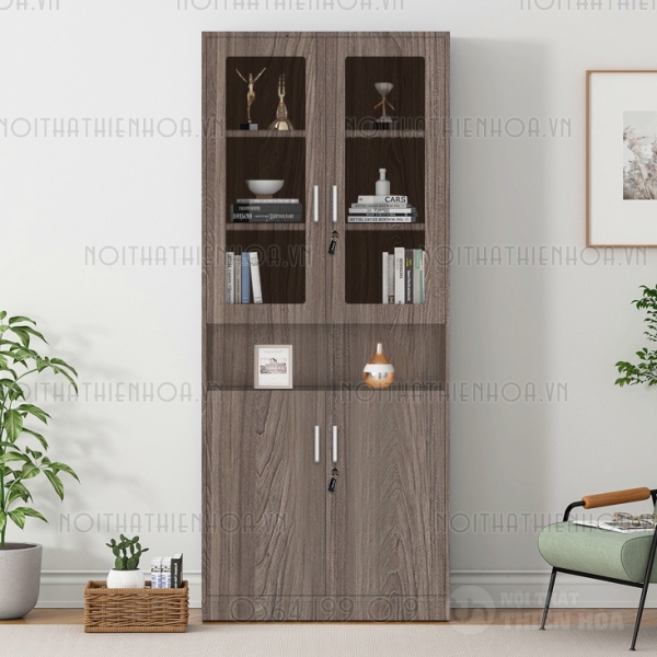 Tủ tài liệu, hồ sơ văn phòng, tủ sách trang trí vân đá