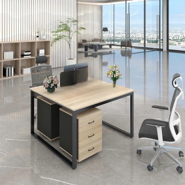 Cụm Bàn Làm Việc 2 Người Phong Cách Tối Giản – BC111
