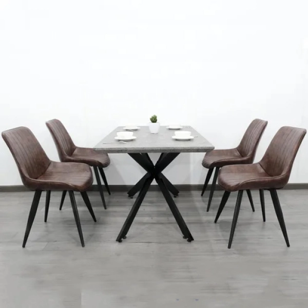 Bộ bàn ăn 4 ghế sang trọng hiện đại- Mã: T133-4×269