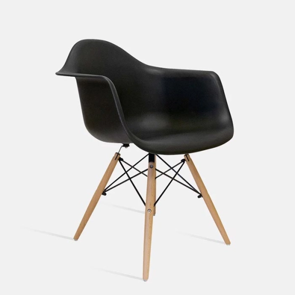 Ghế cafe Eames nhựa gỗ – Mã: 209
