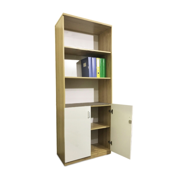 Tủ tài liệu 3 tầng trên và 2 cánh dưới