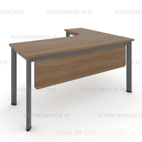 Bàn chân Oval chữ L 1m4 OV1412LY-N
