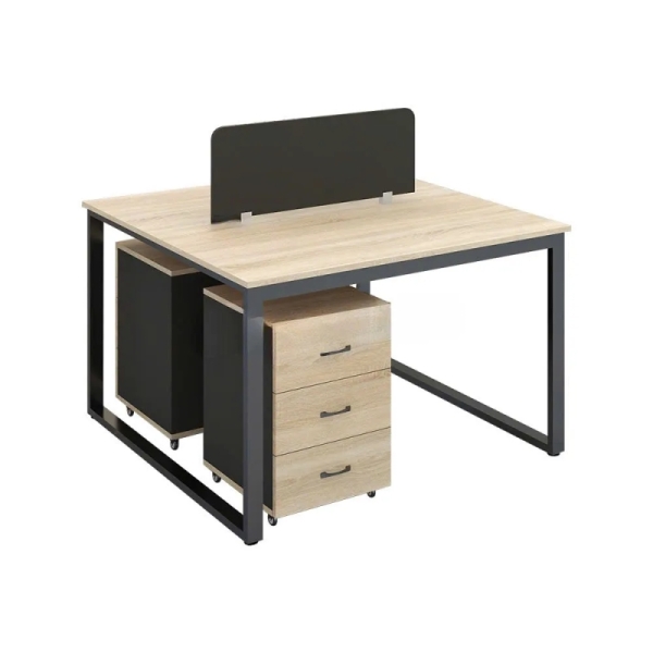 Cụm Bàn Làm Việc 2 Người Phong Cách Tối Giản – BC111