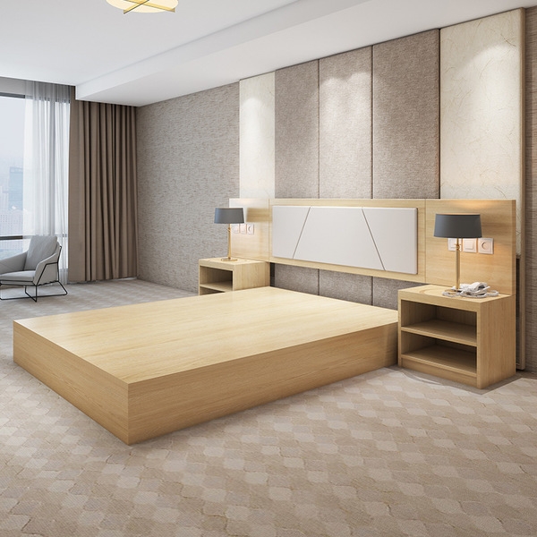 Giường hộp bọc đệm kèm táp đầu giường GN-22