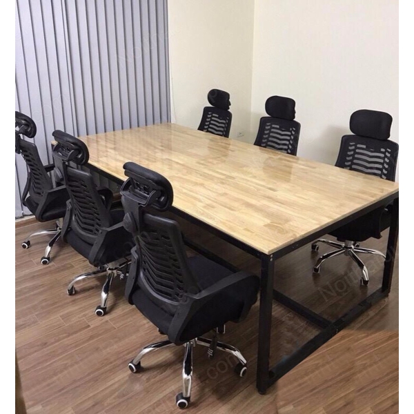 Bàn họp chân sắt giá rẻ 04