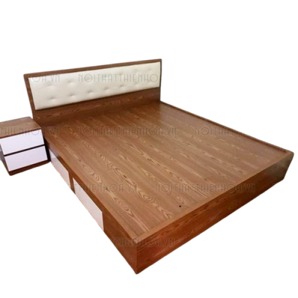 Giường gỗ công nghiệp 1m8