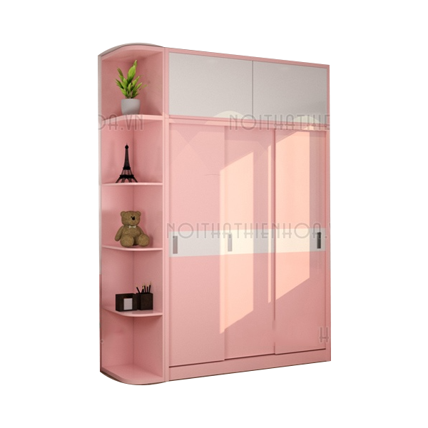 Tủ áo cửa lùa phòng con gái TA47