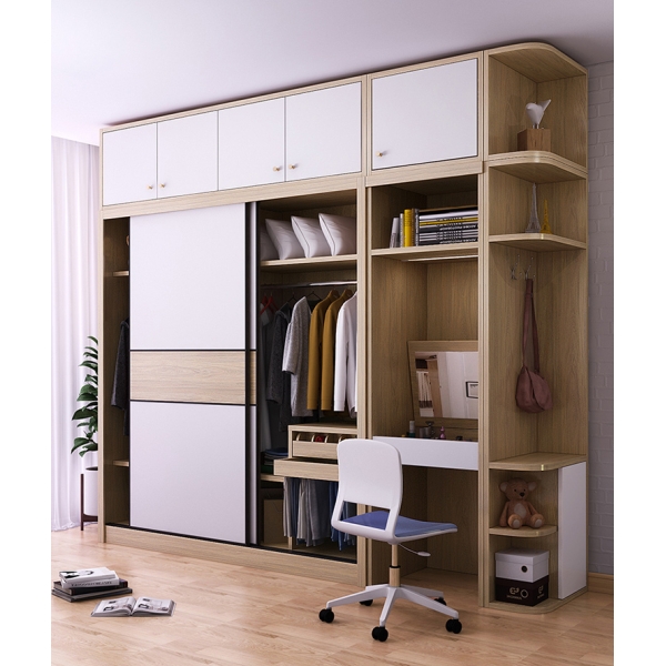 Tủ quần áo cánh lùa đa năng gỗ công nghiệp TA-145