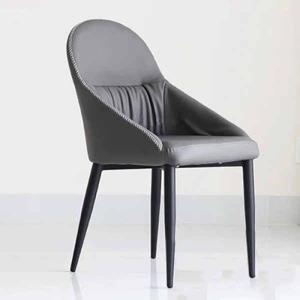 Ghế ăn hiện đại lưng bọc da chân thép- Mã: 2118