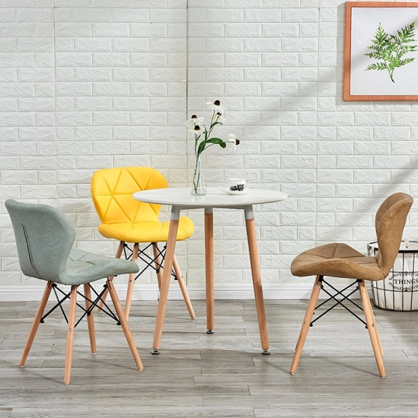 Bộ bàn tròn 3 ghế tiếp khách lễ tân hiện đại- Mã: T105-3×251