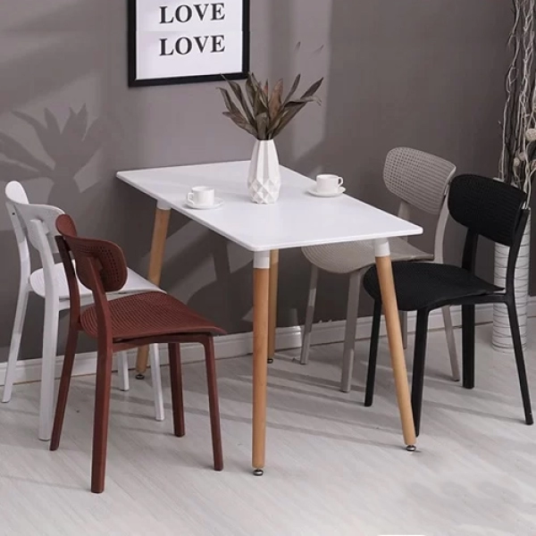 Ghế cafe fastfood nhựa PP nhập khẩu cao cấp- Mã 244