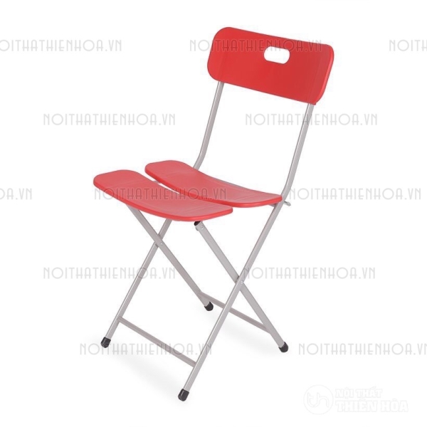 Ghế gấp 3 lá màu đỏ