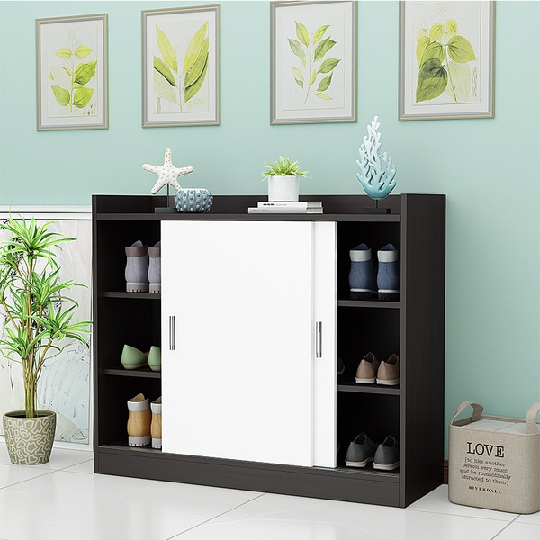 Tủ giày cánh lùa đen trắng-TG20