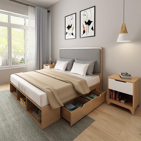 Giường ngủ bọc đệm kèm tap GN-41