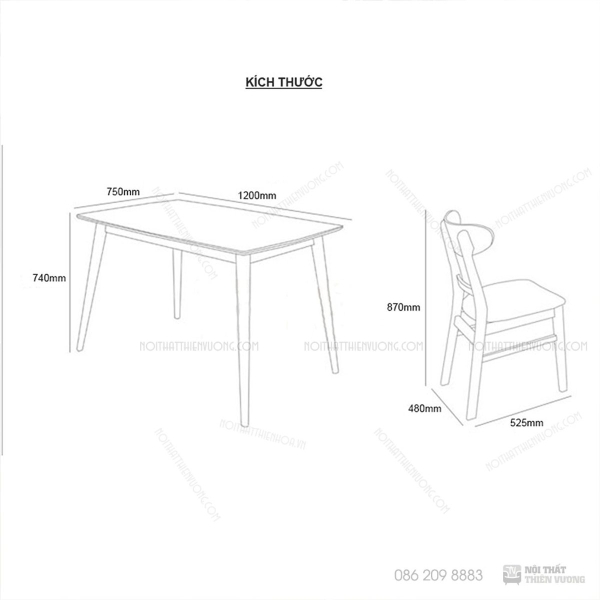 Bộ bàn ghế ăn 4 chỗ màu trắng đẹp