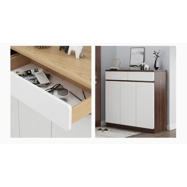 Tủ giày 2 cánh gỗ công nghiệp TG16