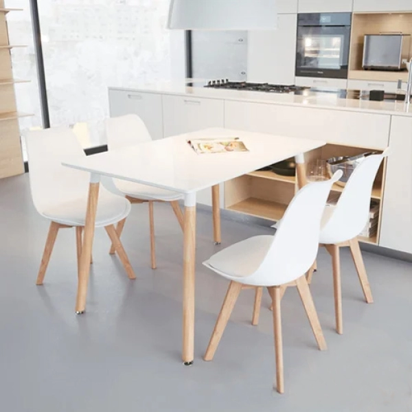 Bộ bàn ăn đẹp hiện đại cho căn hộ chung cư- Mã: T108-4×205