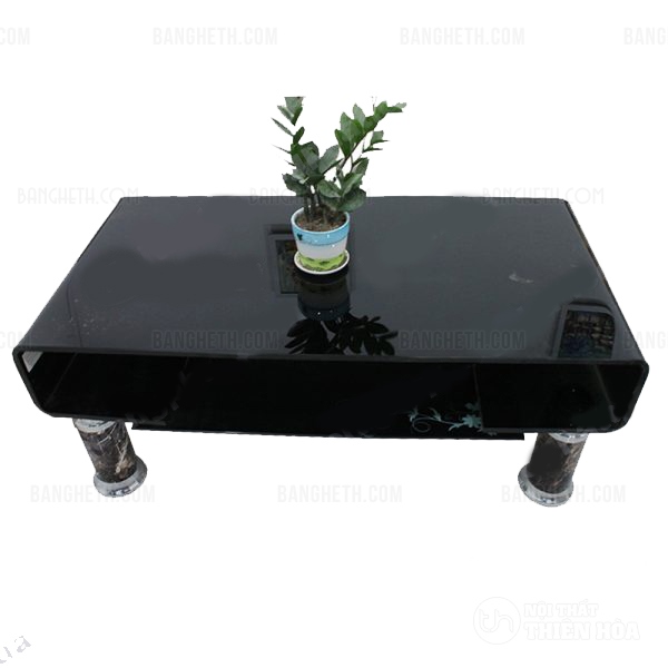 bàn kính sofa cong đen giá rẻ