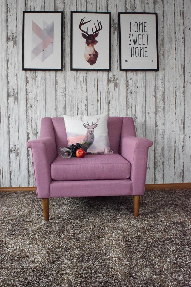 sofa nỉ đơn hồng giá rẻ