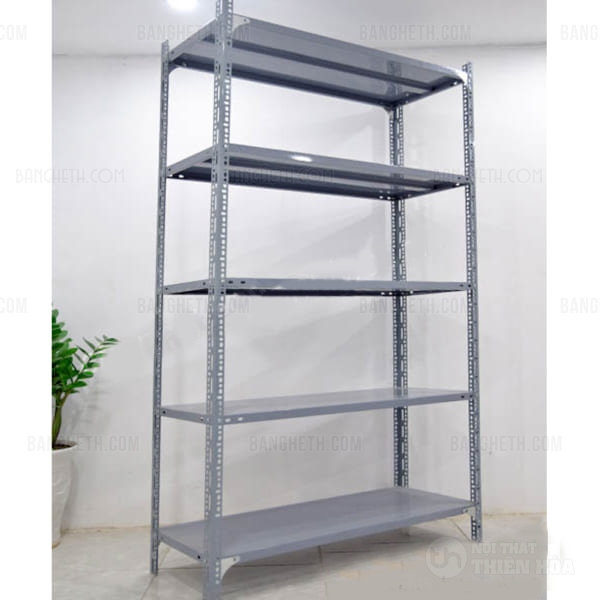 Kệ sắt V lỗ 5 tầng giá rẻ