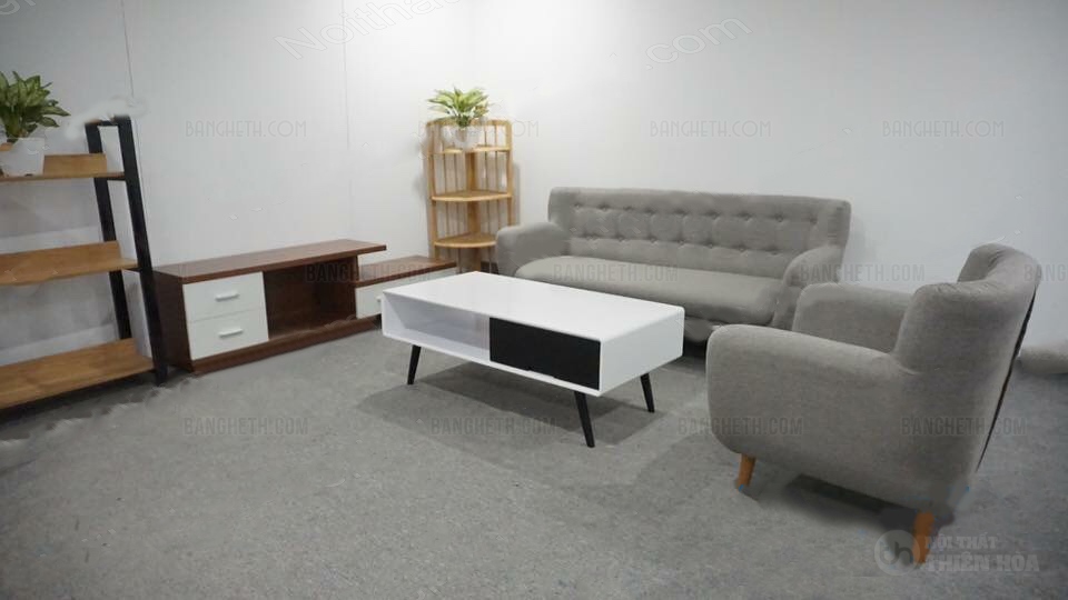sofa văng nỉ màu xám giá rẻ