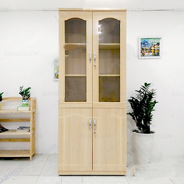 tủ tài liệu 2 buồng mái cong