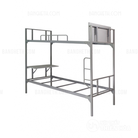 giường sắt 2 tầng có bàn học giường sắt 2 tầng có bàn học